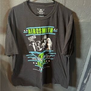 Aerosmith Black Graphic Tee